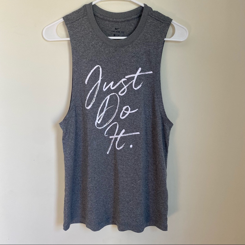 Nike Dry Fit "Just Do It" Athletic Cut Tank Women’s Xs
